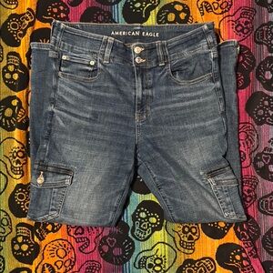 American Eagle Denim Cargo Jegging